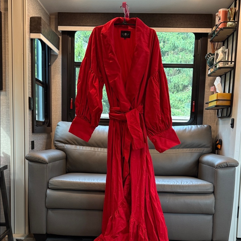 Morphine Fashion Long Sleeve Belted wrap dress size XL